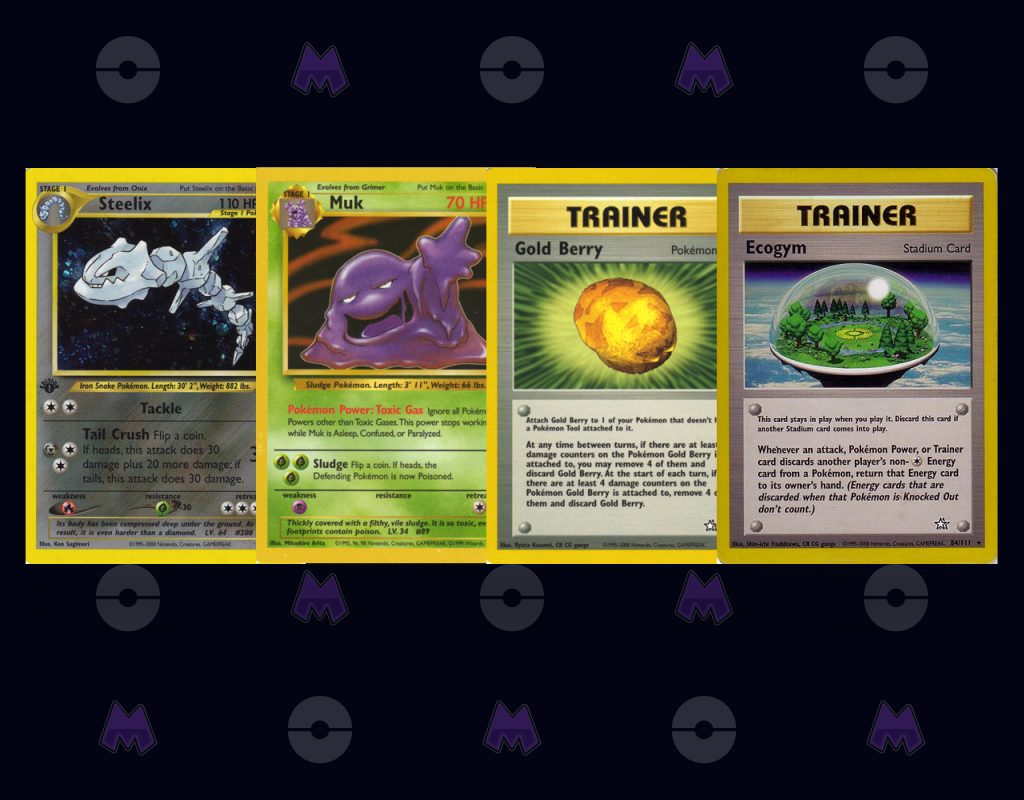 Legendary collection series steelix and muk deck including gold berry and ecogym